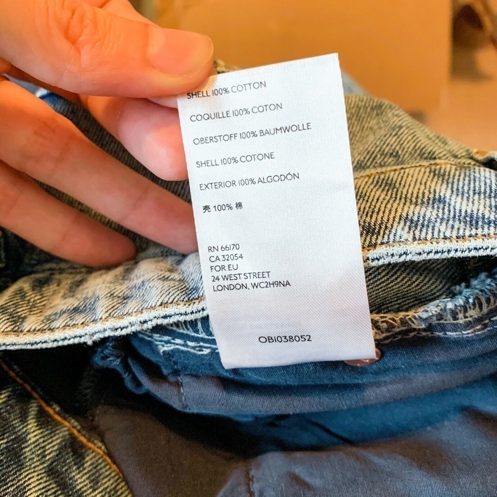 We the Free Free People Dakota Straight Leg Jeans‎ Women 27 Indigo Blue NWOT - Picture 6 of 6